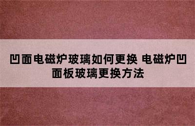 凹面电磁炉玻璃如何更换 电磁炉凹面板玻璃更换方法